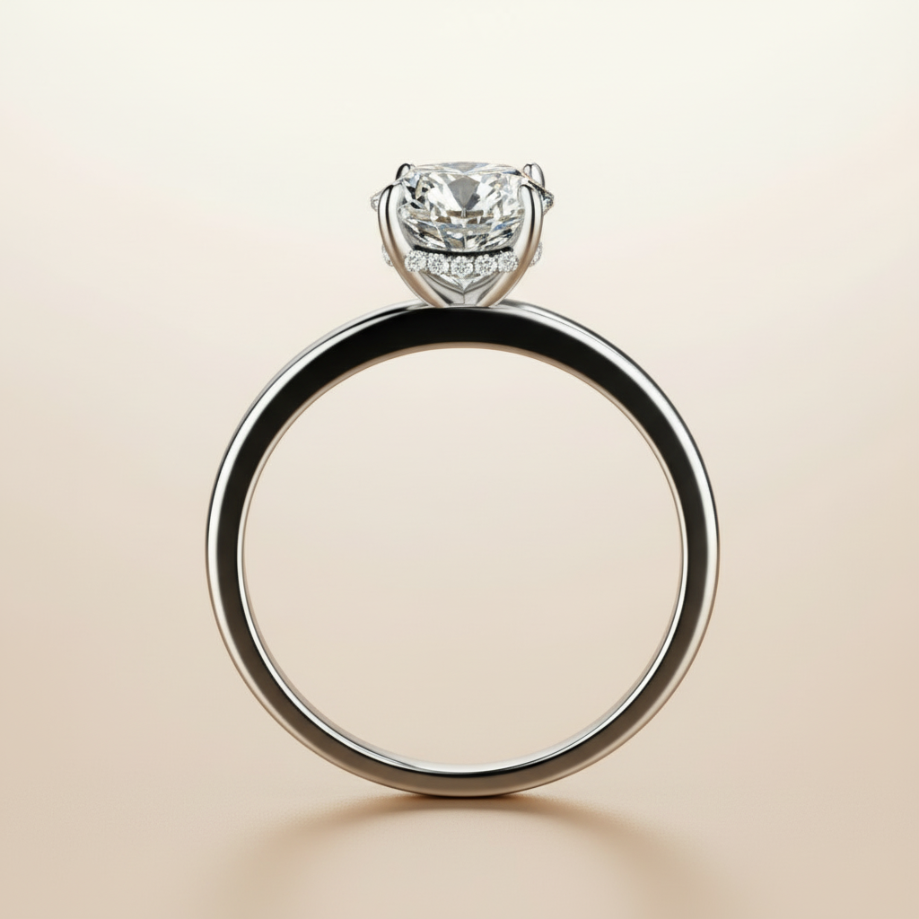 Oval Solitaire Engagement Ring