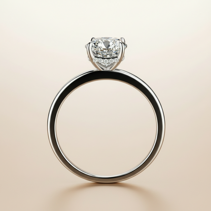 Oval Solitaire Engagement Ring