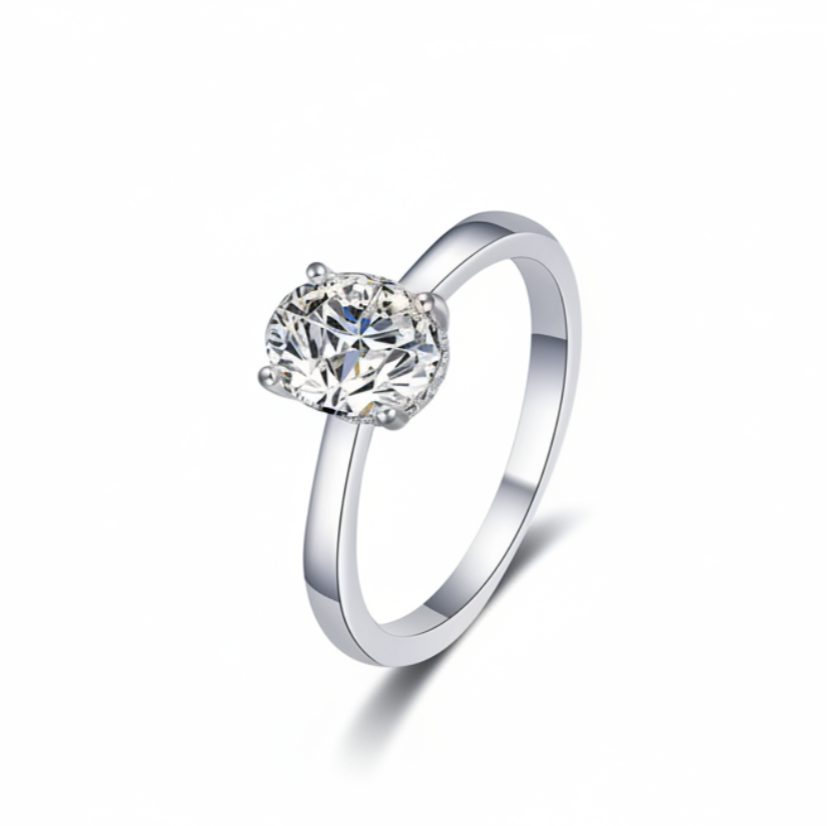Oval Solitaire Engagement Ring