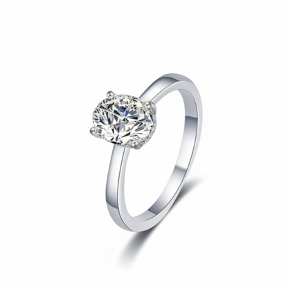 Oval Solitaire Engagement Ring